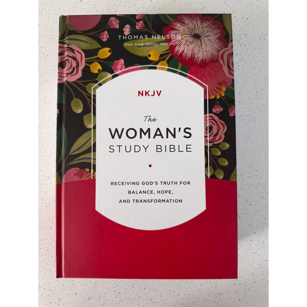 The Woman's Study Bible NKJV Floral Hardcover Thomas Nelson